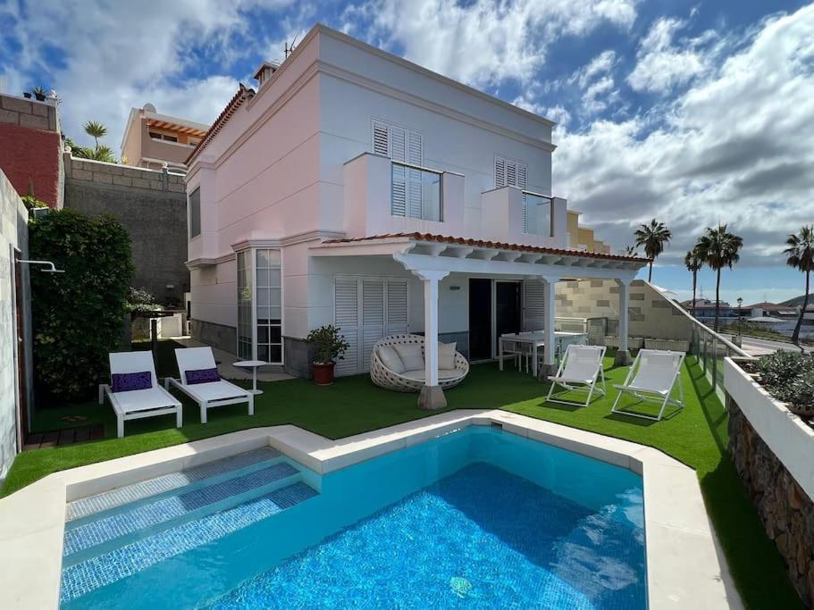 Villa Privada Con Piscina Tenerife Sur Aljaba 5 Чайофа Экстерьер фото